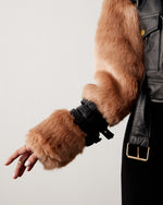 Load image into Gallery viewer, Fur on sleeves biker
